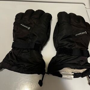 Scott Black and White Winter Gloves